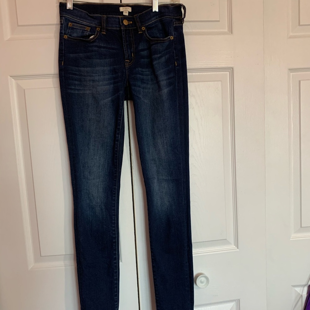 Jcrew dark skinny jeans